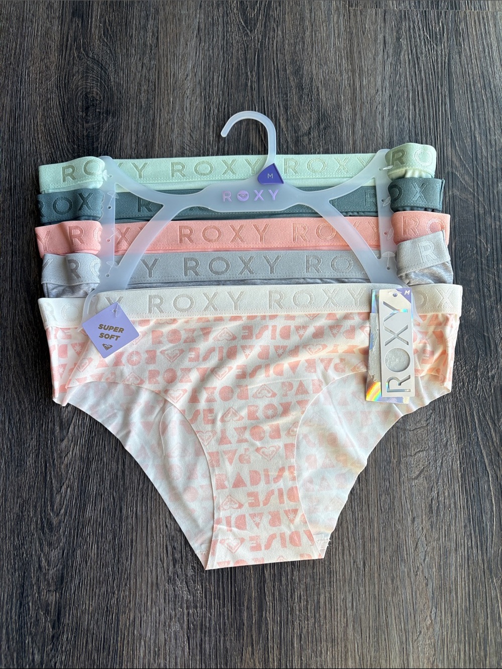 NWT Roxy 5-Pack Bikini Underwear - Picture 1 of 7